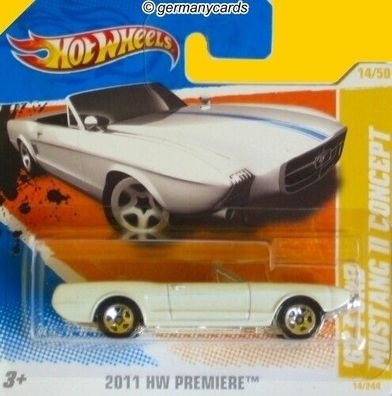 Spielzeugauto Hot Wheels 2011* Ford Mustang II Concept 1963