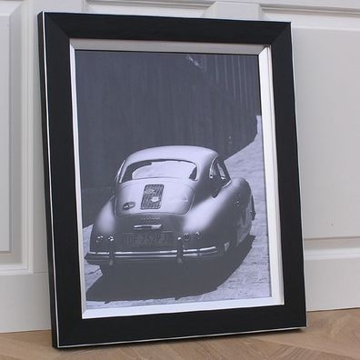 Porsche Wandbild Wandbilder 356 Oldtimer rahmen schwarz Deko Klassiker