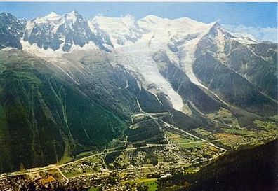 Schweiz 1976 - Chamonix Mont Blanc (Haute-Savoie), AK 103 Ansichtskarte Postkarte