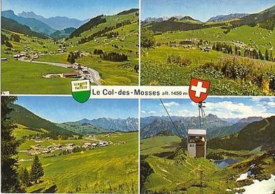 Schweiz 1976 - Le Col des Mosses alt. 1450 m. AK 105 Ansichtskarte Postkarte