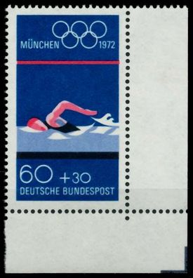 BRD 1972 Nr 722 postfrisch ECKE-URE X8C95B6