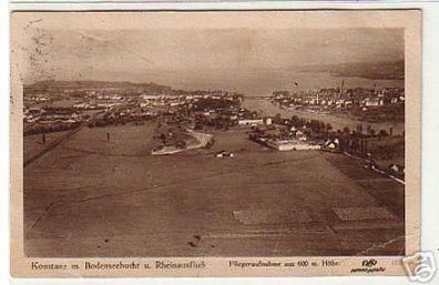 03237 Ak Konstanz mit Bodenseebucht 1923