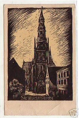 16923 Ak Zwickau die Marienkirche 1926