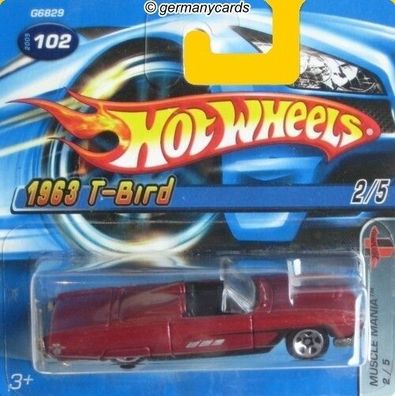 Spielzeugauto Hot Wheels 2005* Ford Thunderbird 1963