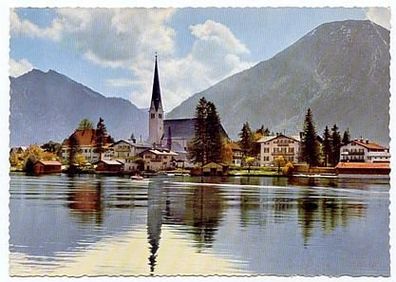 Bayern 1960er Jahre - Rottach-Egern mit Wallberg - AK 1072 Ansichtskarte Postkarte