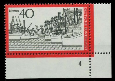 BRD BUND 1973 Nr 789 postfrisch Formnummer 4 X7FFA2E