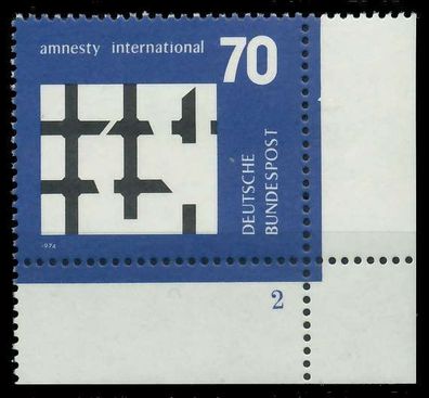 BRD 1974 Nr 814 postfrisch Formnummer 2 S5E3882