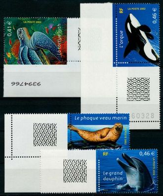 Frankreich 2002 Nr 3622-3625 postfrisch X83606A