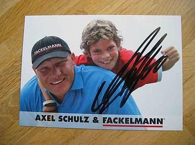 Starboxer Axel Schulz - handsigniertes Autogramm!