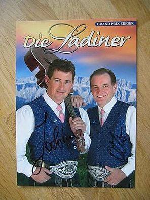 Superstars der Volksmusik Die Ladiner - Autogramme!