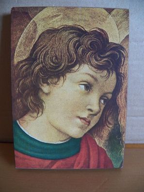 Bild auf Holz aufgeklebt Engel von Fillippino Lippi ca. 145x105mm groß