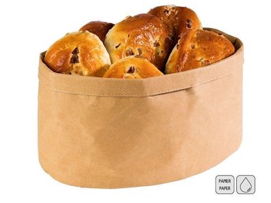 Größe und Farbe wählbar Serie /"PAPERBAG/" Buffetkorb Kraftpapier Brottasche