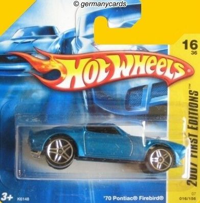 Spielzeugauto Hot Wheels 2007* Pontiac Firebird 1970