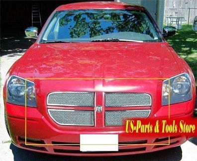 DODGE Magnum 05 - 07 Tuning Kühlergrill V2A Grill Custom Gittergrill 2005 2007