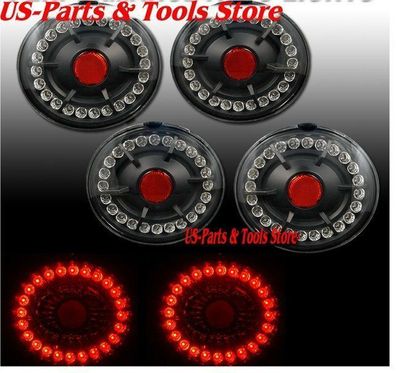 Chevrolet Corvette 05 - 12 LED Rückleuchten schwarz klar Satz 2005 2006 2012