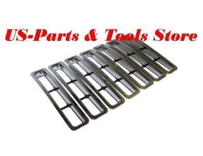 Jeep Wrangler 96 - 06 Kühlergrill Blenden Grill chrom TJ Frontgrill 1996 2006 99