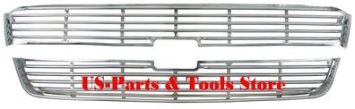 Chevrolet Avalanche Silverado Kühlergrill chrom 03 - 05 Grill Frontgrill 2003 04