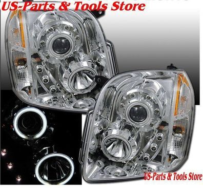 GMC Yukon Projector Scheinwerfer CCFL Angeleyes LED 07 - 13 Denali chr.2007 2013