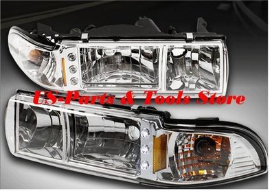 Chevrolet Caprice Impala Klarglas Scheinwerfer chrom LED 91 - 96 1996 1991 1994