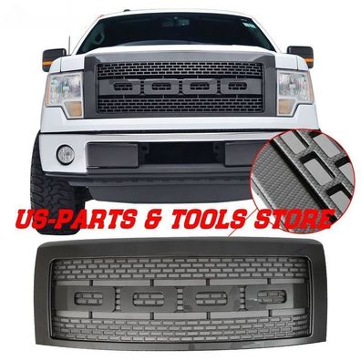 Für Ford F150 2009 - 2014 Kühlergrill Raptor Style Frontgrill Grill carbon style 09