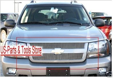 Chevrolet Trailblazer Kühlergrill poliert 06-10 vertik.