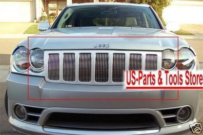 Jeep Grand Cherokee 05 - 07 Kühlergrill Grill Alu poliert 2005 2007