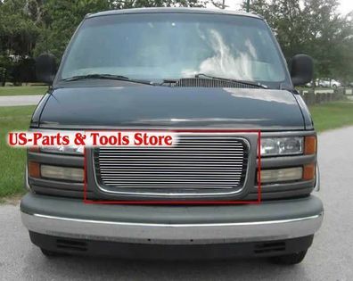 GMC Savana 96-02 Kühlergrill Einsatz Frontgrill Aluminium Grill 1996 1997 2002