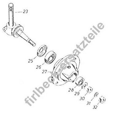 Radlager Lager Radlagersatz Vorderachse EICHER 3253/