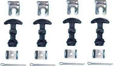 4 Haubenhalter klein kpl. (neu)/