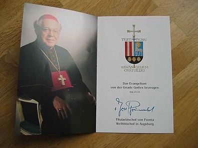 Weihbischof von Augsburg Josef Grünwald - Autogramm!!!