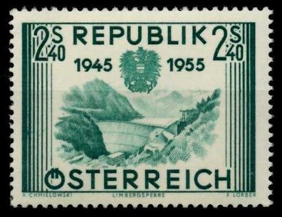 Österreich 1955 Nr 1016 postfrisch X7FE126