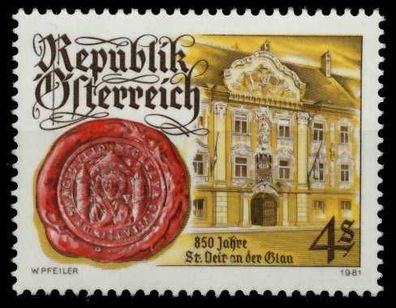 Österreich 1981 Nr 1675 postfrisch S59E8E6