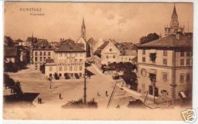 18178 Ak Konstanz Fischmarkt mit Hotel du Brochet 1905