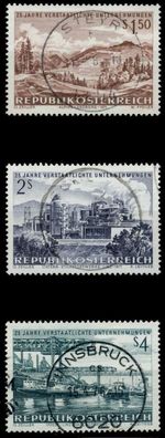 Österreich 1971 Nr 1373-1375 gestempelt X7FE3EE