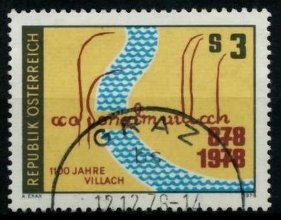 Österreich 1978 Nr 1582 zentrisch gestempelt X80D6CE