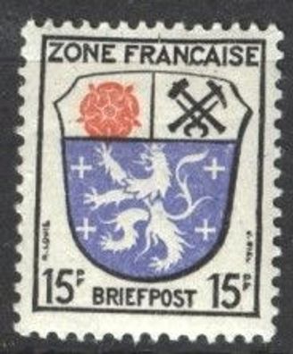 Franz. Zone Mi 7 postfrisch