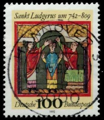 BRD 1992 Nr 1610 zentrisch gestempelt X82E3DE