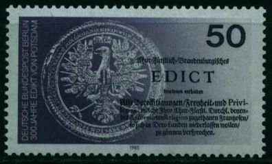 BERLIN 1985 Nr 743 postfrisch S5F5612