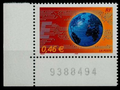 Frankreich 2002 Nr 3670Iy postfrisch ECKE-ULI X8361A6