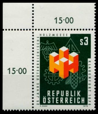 Österreich 1976 Nr 1517 postfrisch ECKE-OLI X8055CA