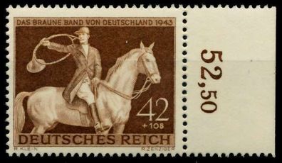 3. REICH 1943 Nr 854 postfrisch ORA X85998E