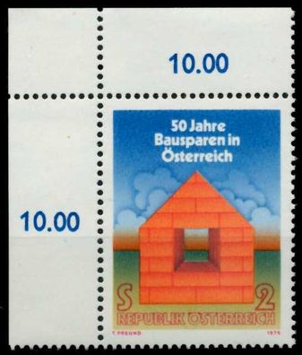 Österreich 1975 Nr 1497 postfrisch ECKE-OLI X80552A