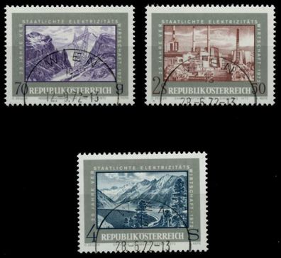 Österreich 1972 Nr 1389-1391 zentrisch gestempelt X80216E