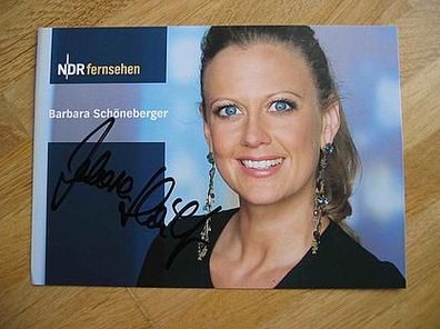 NDR Fernsehstar Barbara Schöneberger - handsigniertes Autogramm!!!