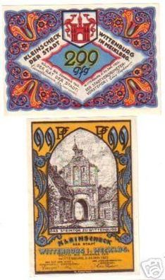 2 Banknoten Notgeld der Stadt Wittenburg 1922