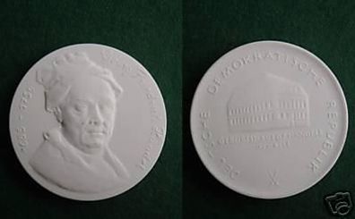 Meißner Porzellan Medaille Georg Friedrich Händel