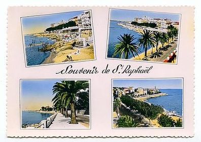 Frankreich 1950er St. Raphael La Cote D´Azur echte Fotografie Ansichtskarte Postkarte