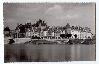 Frankreich 1950er Chateau de Gien, echte Fotografie Ansichtskarte AK 849 Postkarte