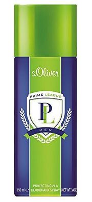 S. Oliver Prime League for Men homme / men, Deodorant 150 ml