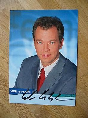WDR Fernsehmoderator Karsten Kuhl - hands. Autogramm!